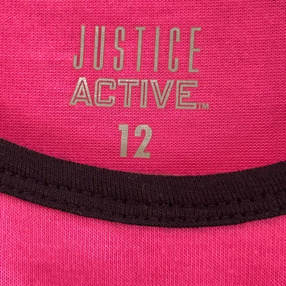 Justice Girls 3pc Bundle Pink Soccer Tank Grey Graphic‎ Tank Floral Tube Top 12
